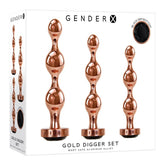 Gender X GOLD DIGGER SET BUTT PLUG - Mr and Mrs D's